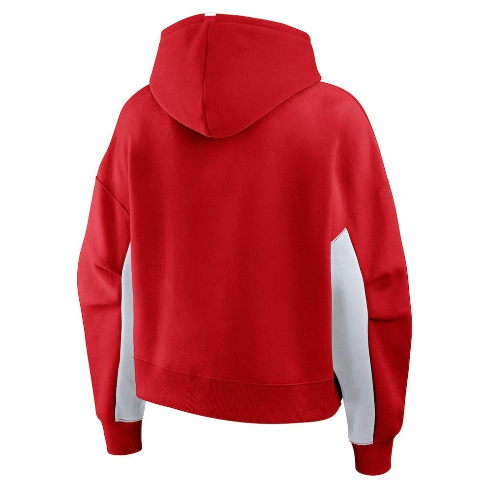 NHL Detroit Red Wings Fanatics Women's Back Check Boxy Hoodie