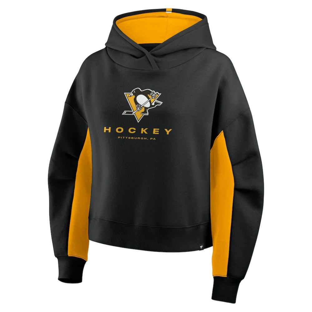 NHL Pittsburgh Penguins Fanatics Women's Back Check Boxy Hoodie