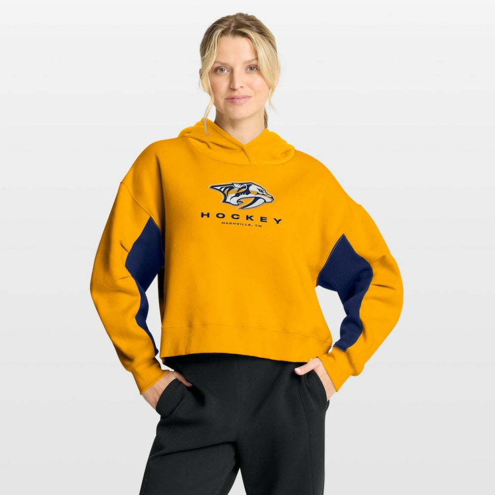 NHL Nashville Predators Fanatics Women's Back Check Boxy Hoodie