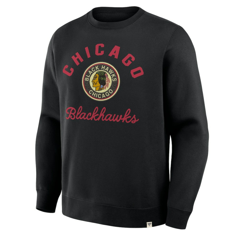NHL Chicago Blackhawks Fanatics Vintage Stickler Sweatshirt