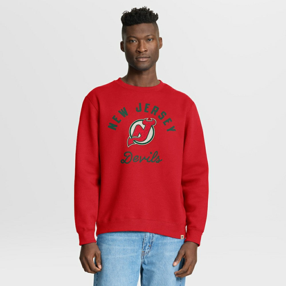 NHL New Jersey Devils Fanatics Vintage Stickler Sweatshirt