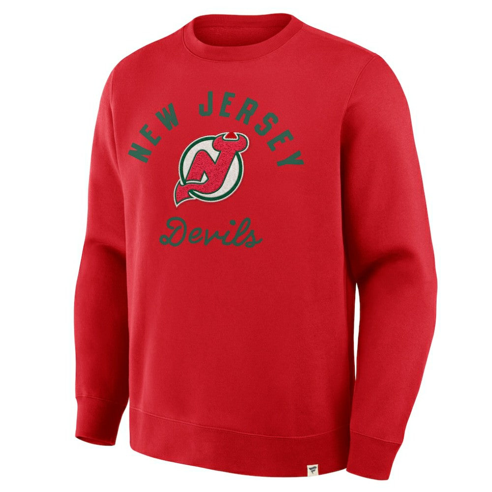 NHL New Jersey Devils Fanatics Vintage Stickler Sweatshirt