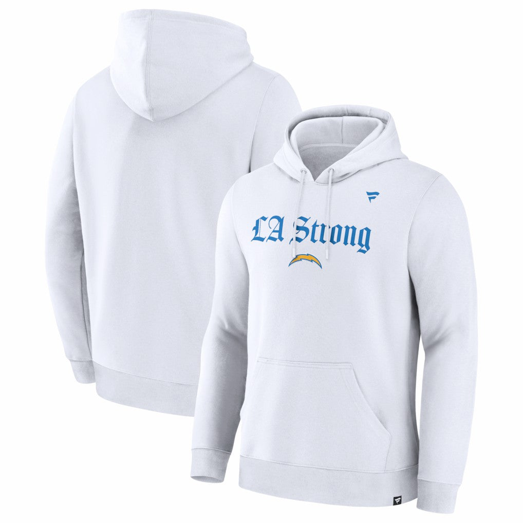 Unisex LA Strong Premium Fleece Pullover Hoodie - Los Angeles Chargers Hoodies