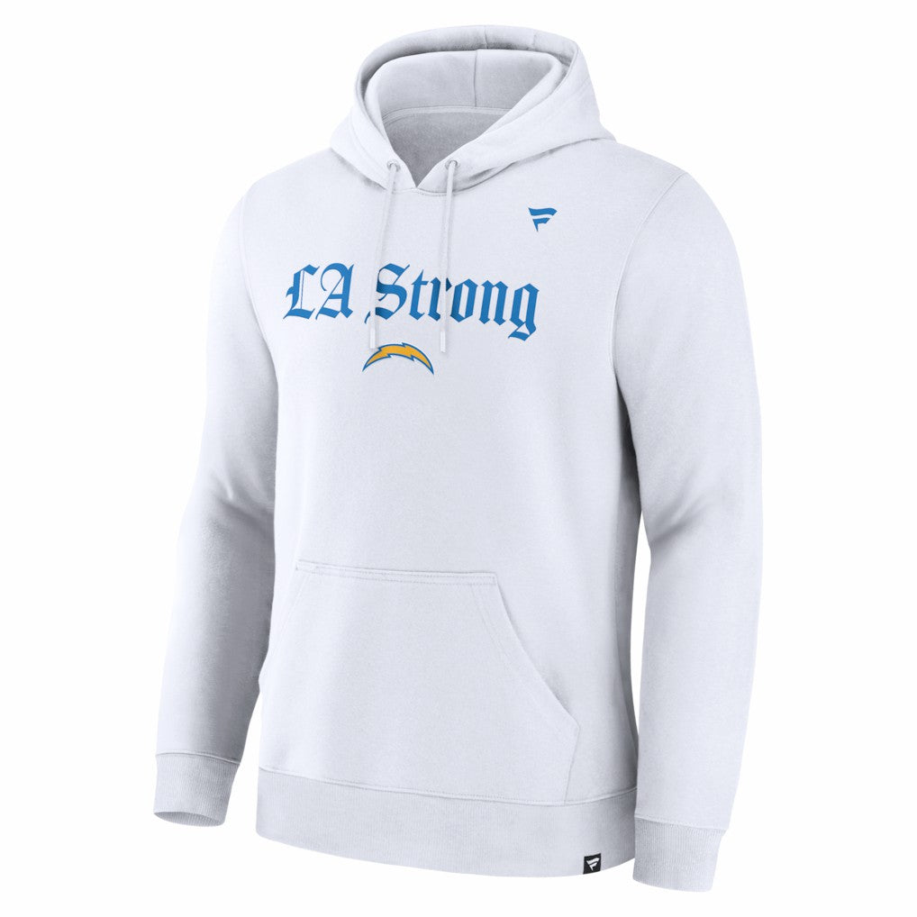 Unisex LA Strong Premium Fleece Pullover Hoodie - Los Angeles Chargers Hoodies