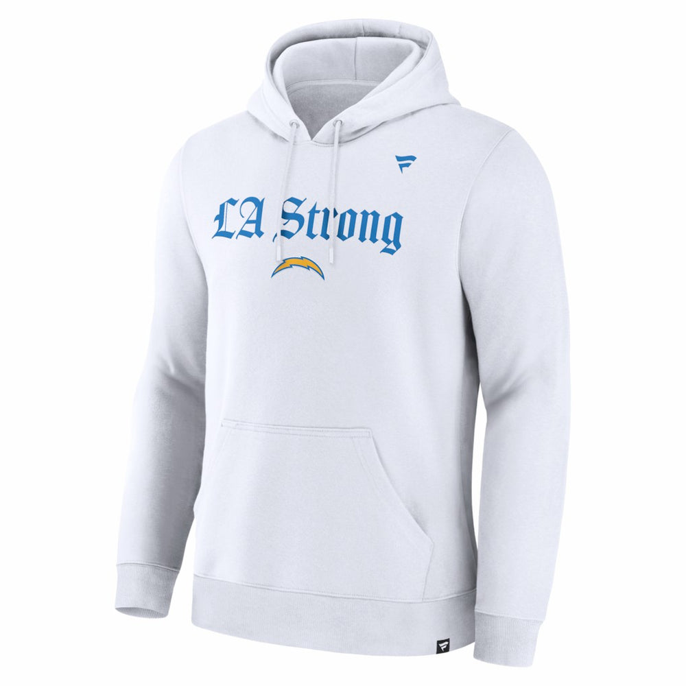 Unisex LA Strong Premium Fleece Pullover Hoodie - Los Angeles Chargers Hoodies