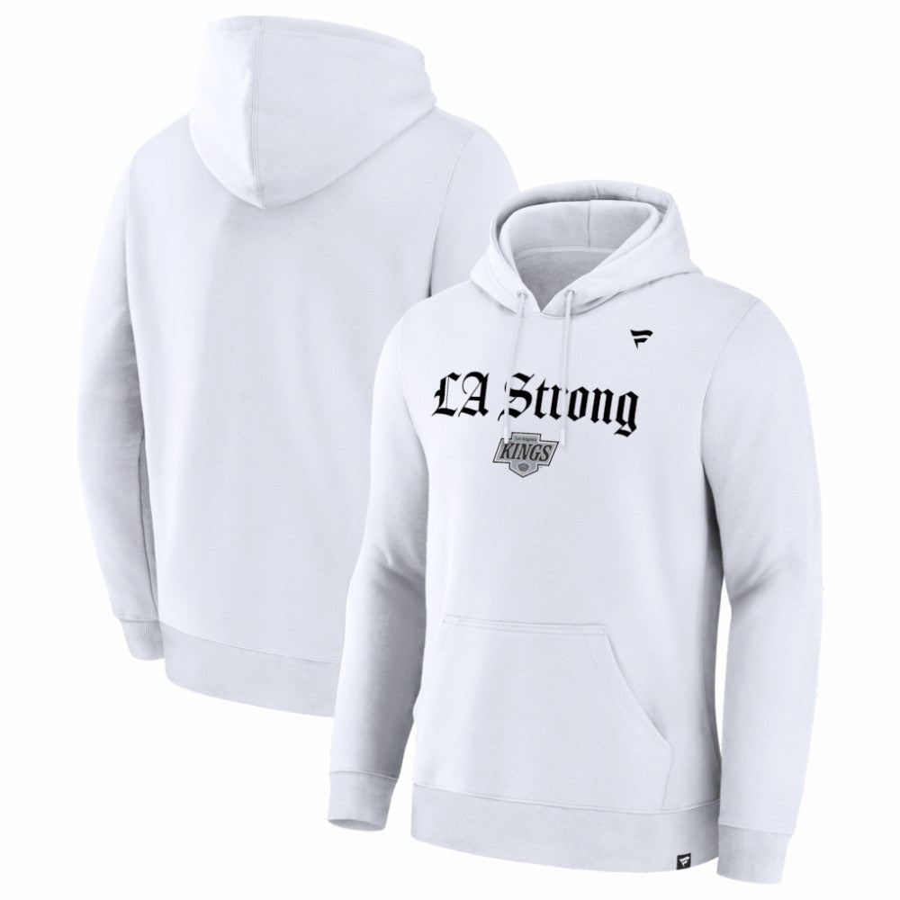 NHL Los Angeles Kings Fanatics Unisex LA Strong Premium Fleece Pullover Hoodie
