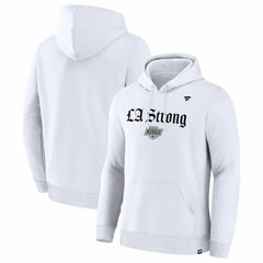 NHL Los Angeles Kings Fanatics Unisex LA Strong Premium Fleece Pullover Hoodie