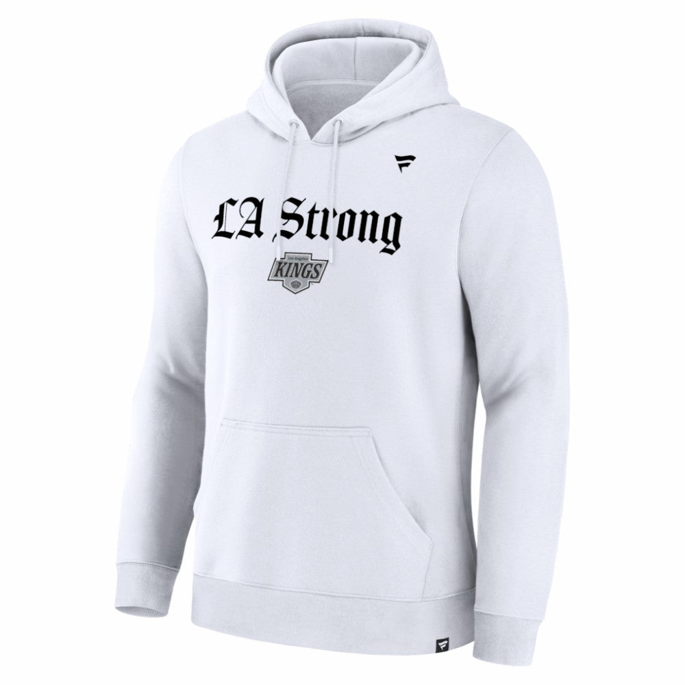 NHL Los Angeles Kings Fanatics Unisex LA Strong Premium Fleece Pullover Hoodie