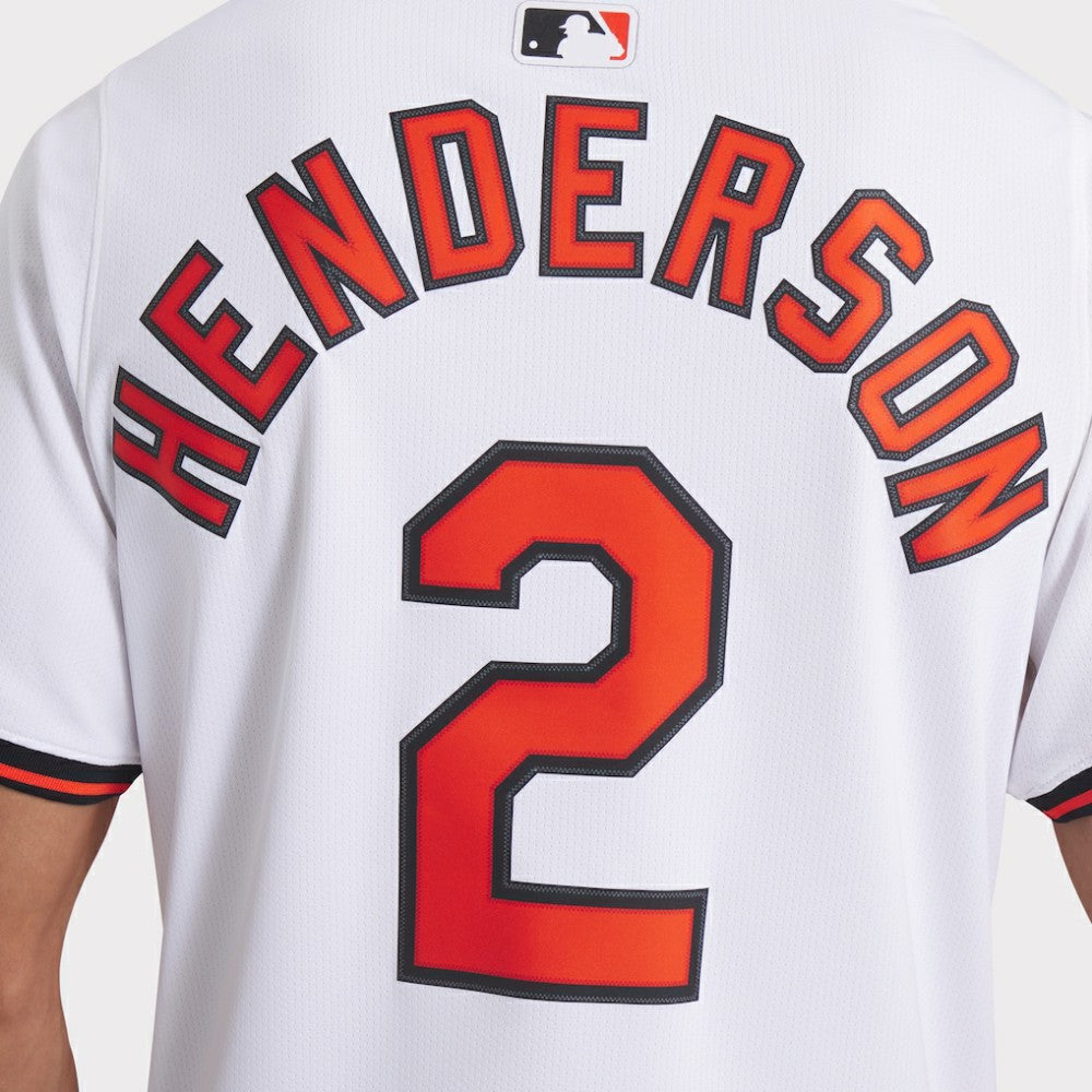 White Gunnar Henderson Baltimore Orioles Nike Home Limited Player Jersey