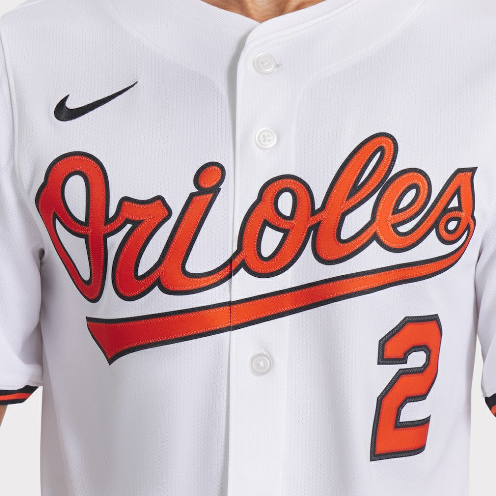White Gunnar Henderson Baltimore Orioles Nike Home Limited Player Jersey