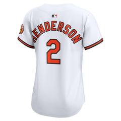 White Gunnar Henderson Baltimore Orioles Nike Women's Home Limited Player Jersey
