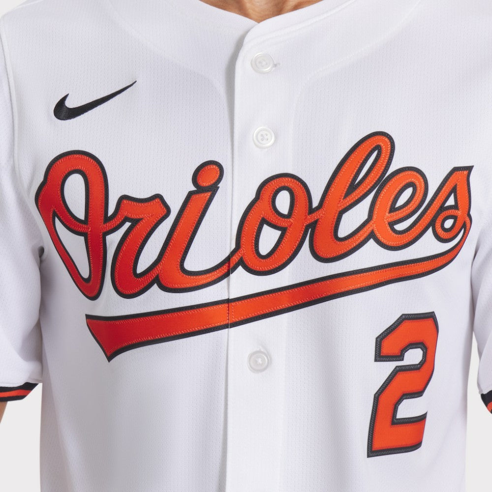 White Gunnar Henderson Baltimore Orioles Nike Women's Home Limited Player Jersey