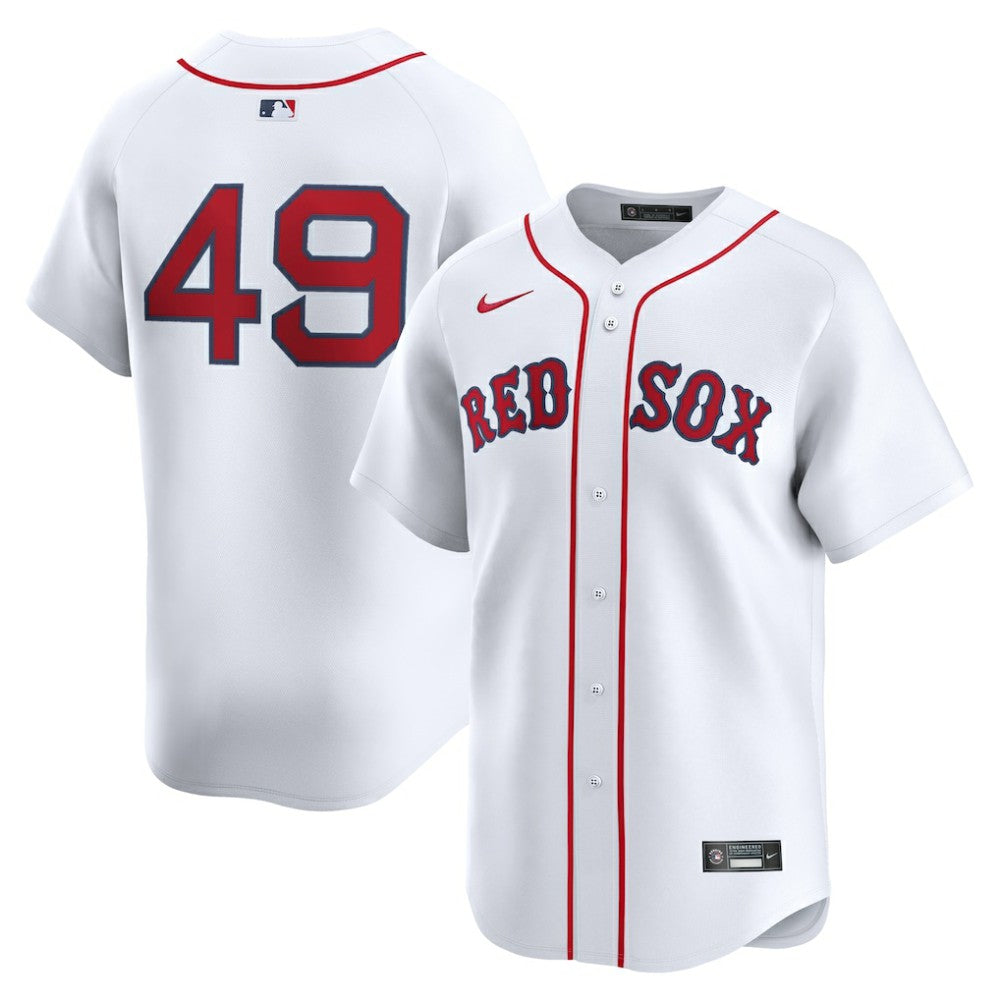 White Tim Wakefield Boston Red Sox Nike Home Limited Player Jersey