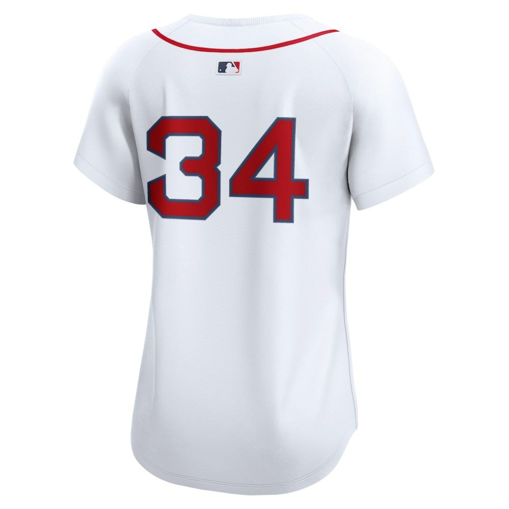 White David Ortiz Boston Red Sox Nike Women's Home Limited Player Jersey