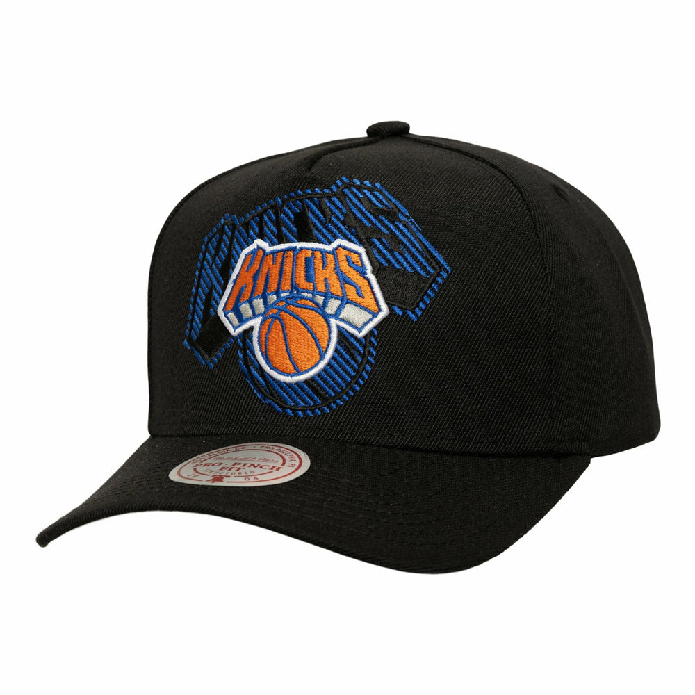 Mitchell & Ness New York Knicks Tilted Pro Pinch Adjustable Hat