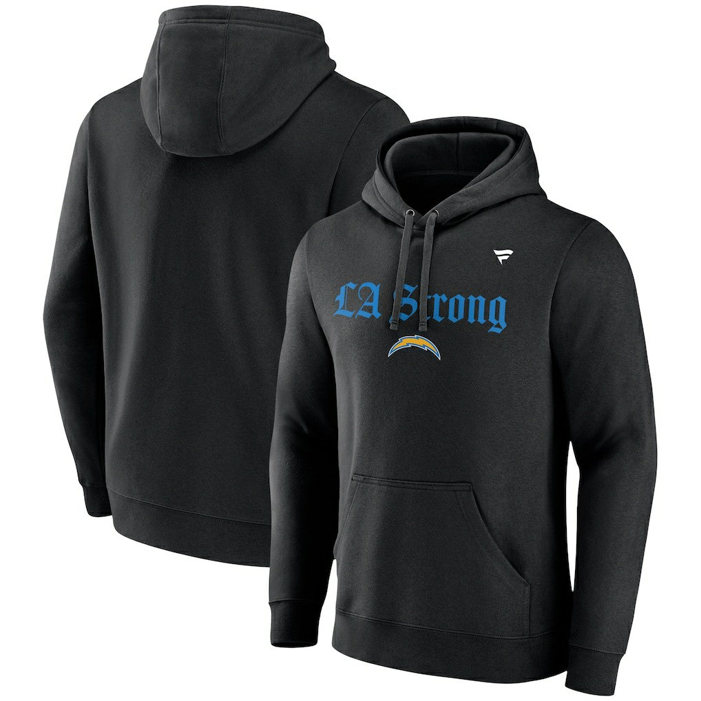 Unisex LA Strong Fleece Pullover Hoodie - Los Angeles Chargers Hoodies