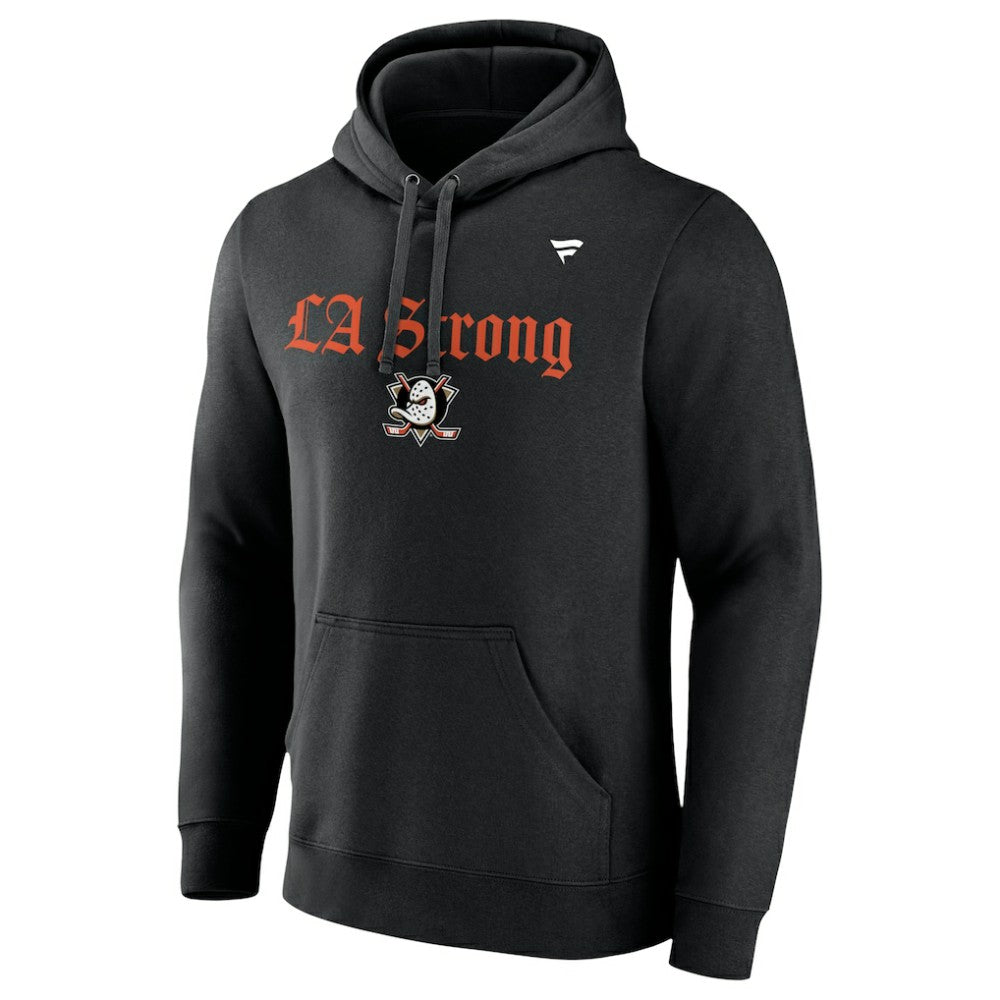 NHL Anaheim Ducks Fanatics Unisex LA Strong Fleece Pullover Hoodie