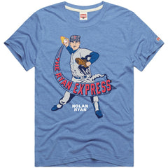 Light Blue Nolan Ryan Texas Rangers Homage Graphic Player T-Shirt