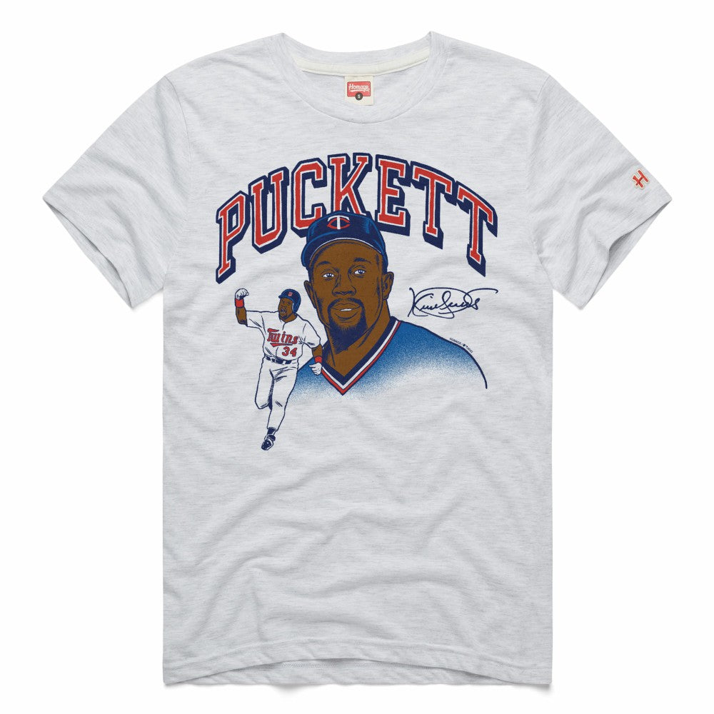Ash Kirby Puckett Minnesota Twins Homage Graphic Player Tri-Blend T-Shirt