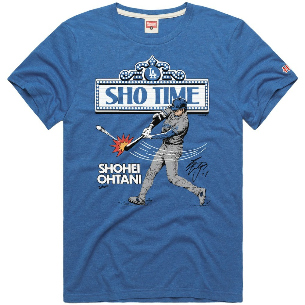 Royal Shohei Ohtani Los Angeles Dodgers Homage Graphic Player T-Shirt