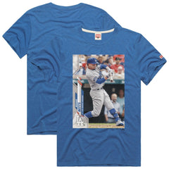 Royal Mookie Betts Los Angeles Dodgers Homage 2020 Topps Baseball Card Player T-Shirt