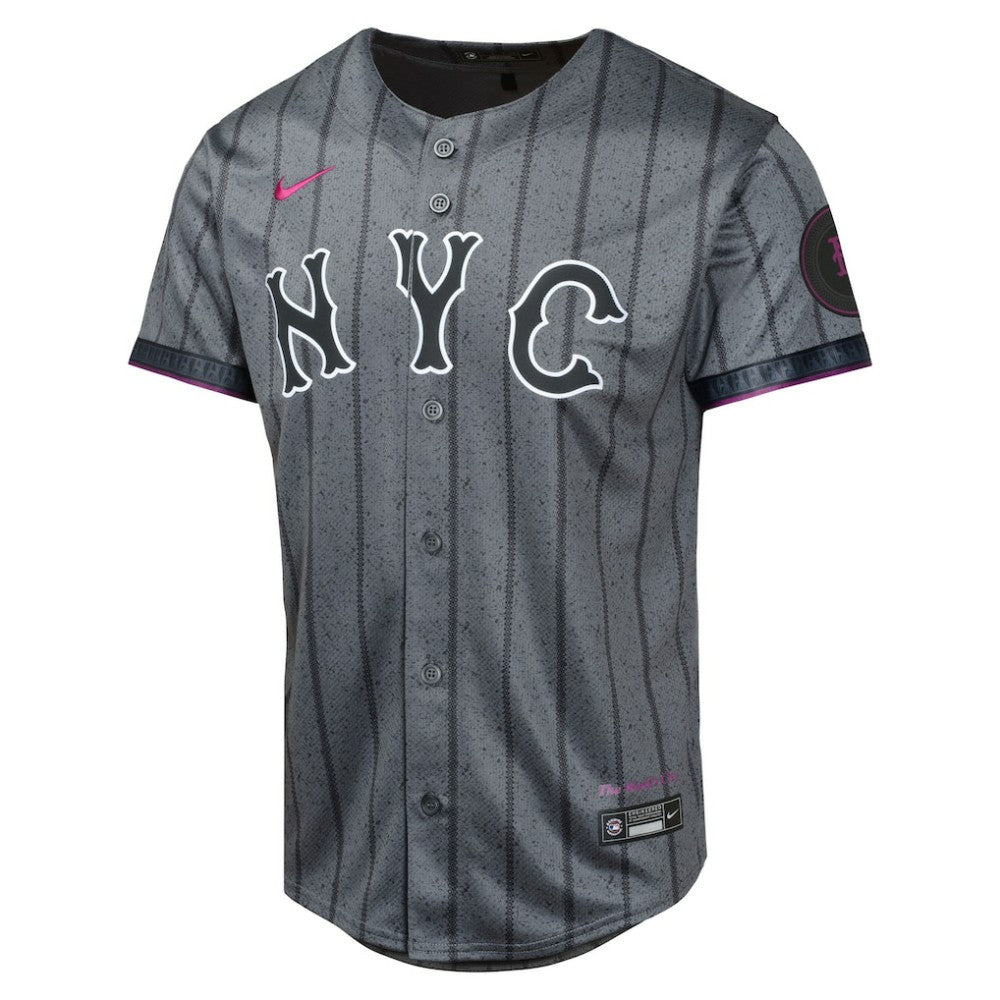 Gray Juan Soto New York Mets Nike Youth City Connect Limited Jersey