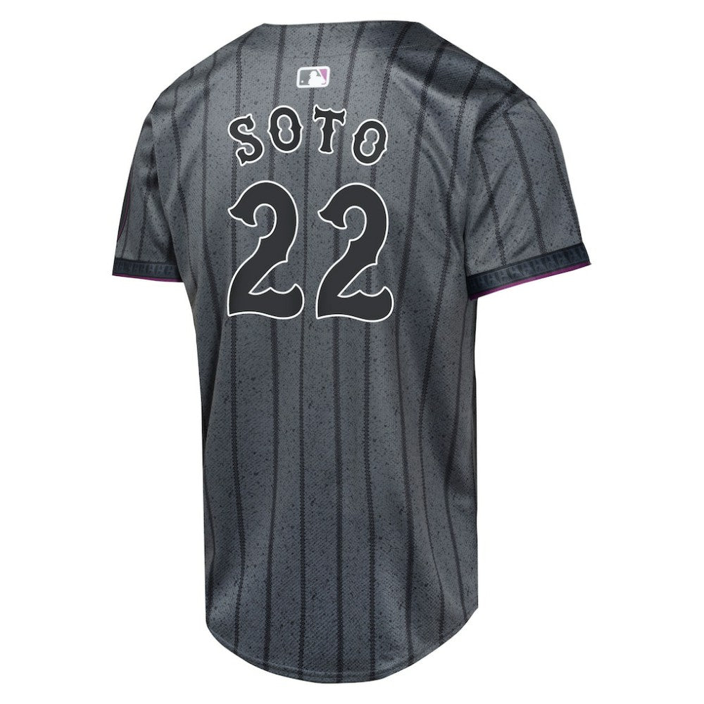 Gray Juan Soto New York Mets Nike Youth City Connect Limited Jersey