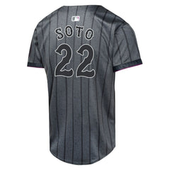 Gray Juan Soto New York Mets Nike Youth City Connect Limited Jersey