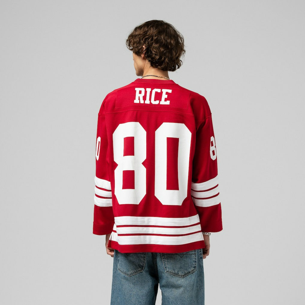 Jerry Rice  Maxxed Out Fashion Hockey Jersey - San Francisco 49ers Jerseys