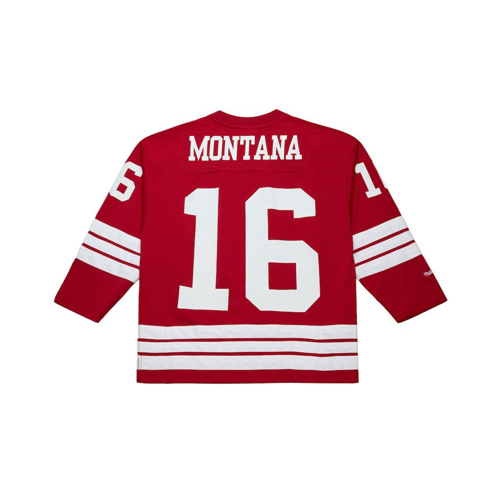 Joe Montana  Maxxed Out Fashion Hockey Jersey - San Francisco 49ers Jerseys