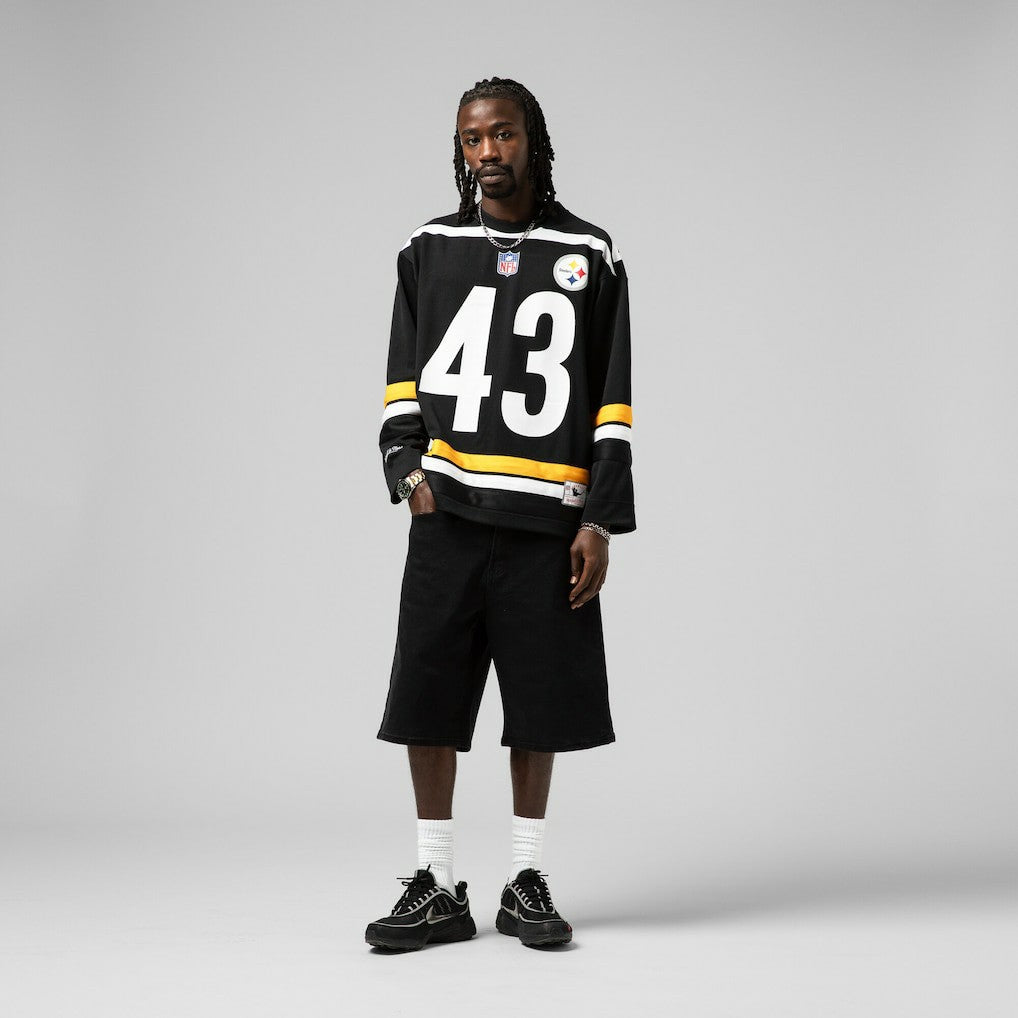 Troy Polamalu  Maxxed Out Fashion Hockey Jersey - Pittsburgh Steelers Jerseys