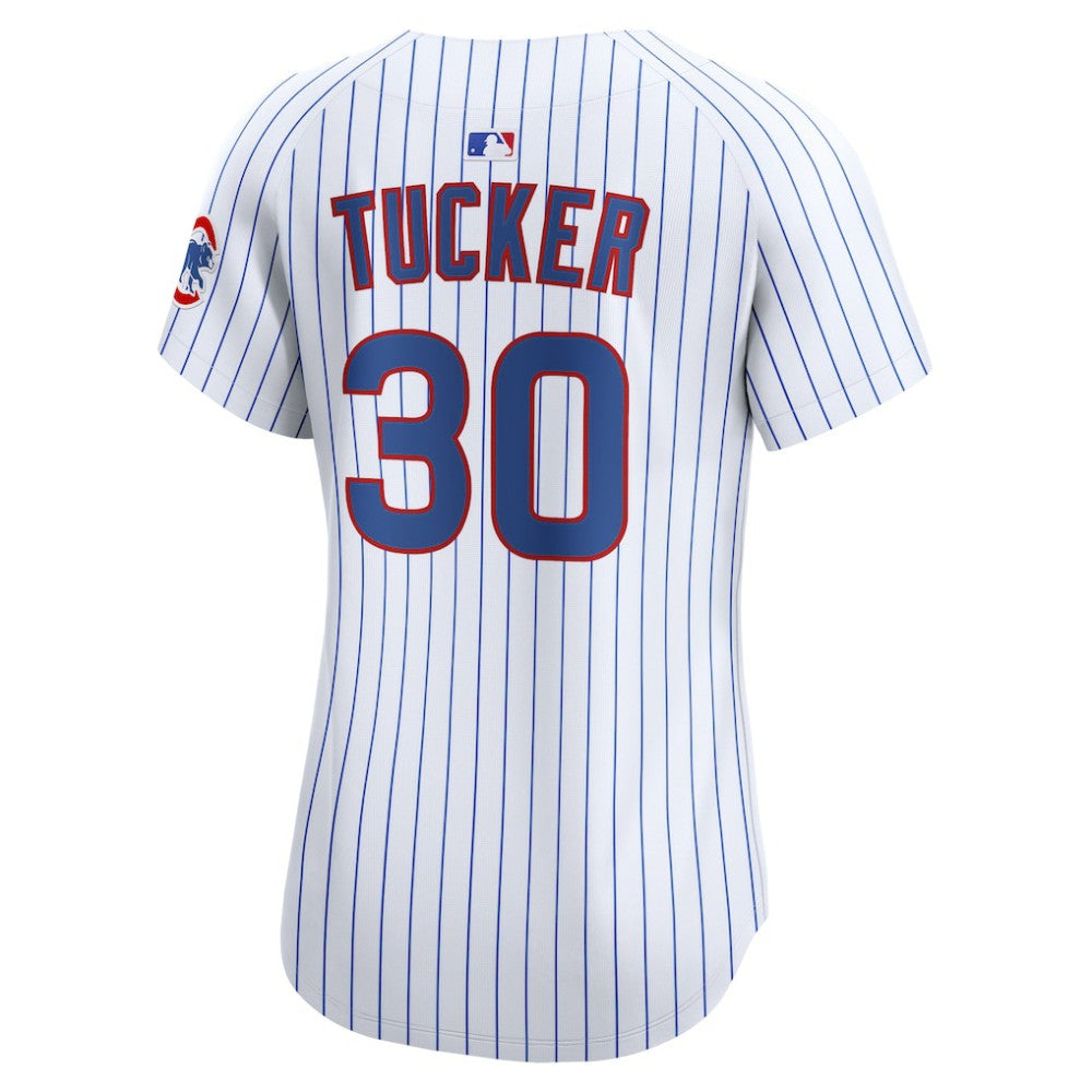 White Kyle Tucker Chicago Cubs Nike Women's Home Limited Player Jersey