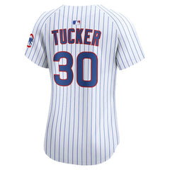 White Kyle Tucker Chicago Cubs Nike Women's Home Limited Player Jersey