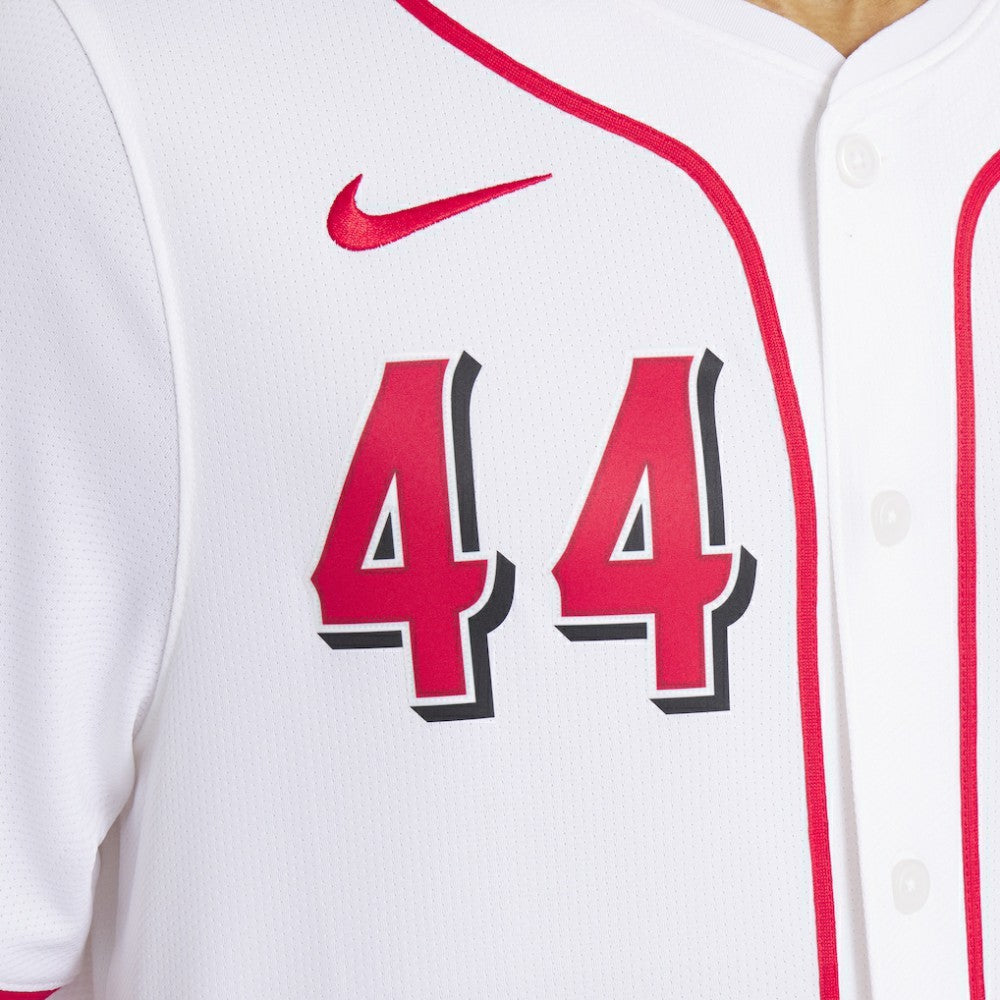 White Elly De La Cruz Cincinnati Reds Nike Home Limited Player Jersey