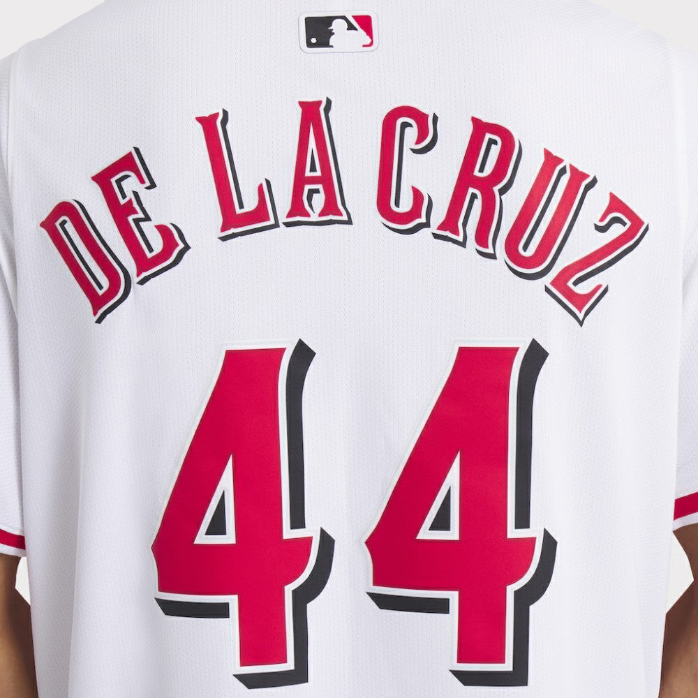 White Elly De La Cruz Cincinnati Reds Nike Home Limited Player Jersey