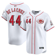 White Elly De La Cruz Cincinnati Reds Nike Home Limited Player Jersey