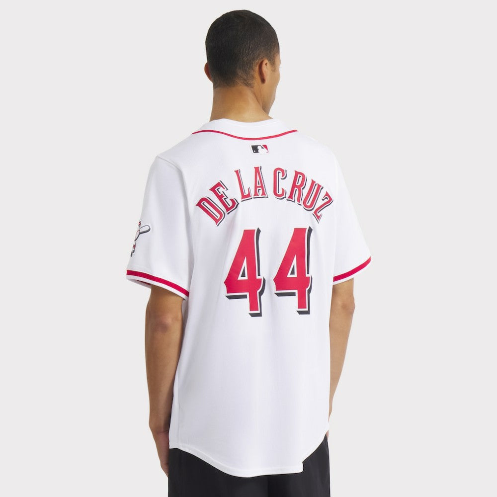 White Elly De La Cruz Cincinnati Reds Nike Home Limited Player Jersey