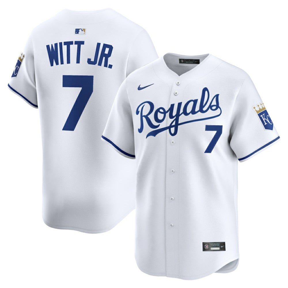 White Bobby Witt Jr. Kansas City Royals Nike Home Limited Player Jersey