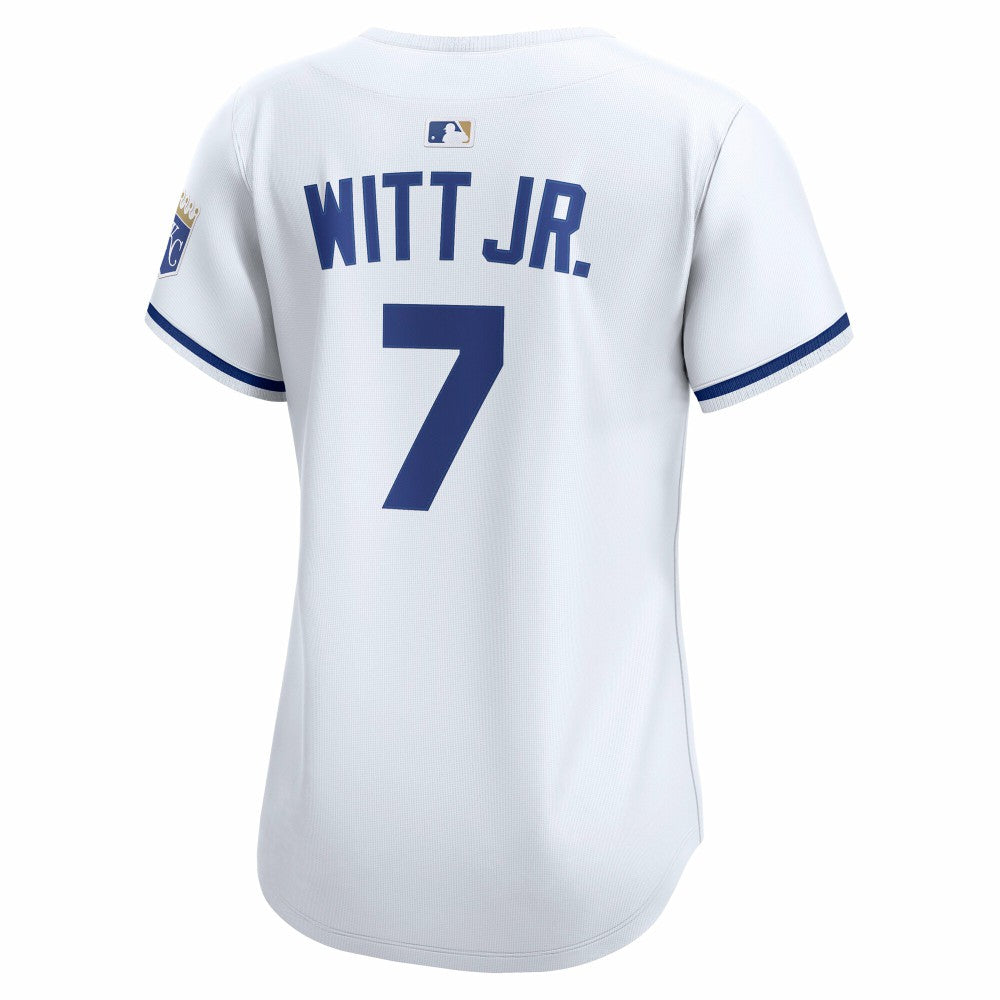 White Bobby Witt Jr. Kansas City Royals Nike Women's Home Limited Player Jersey