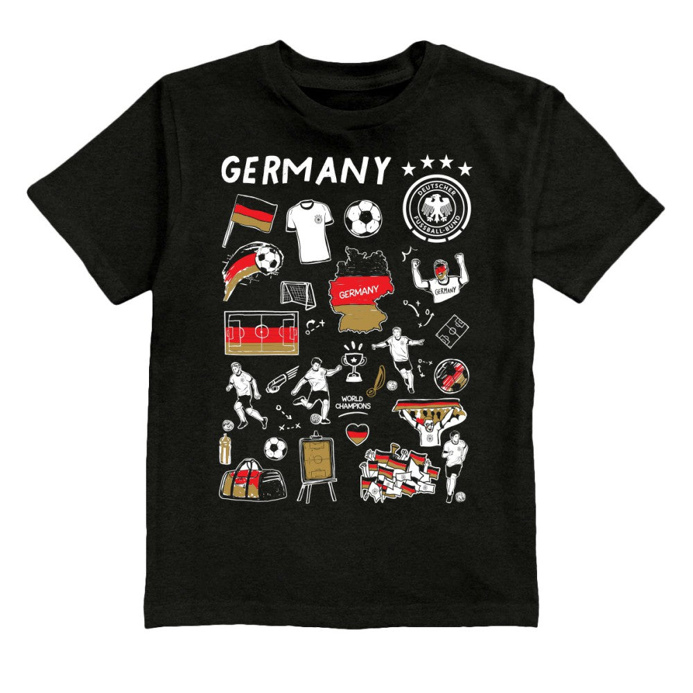 Germany National Team Vive La Fete Youth Impressions Artwork T-Shirt