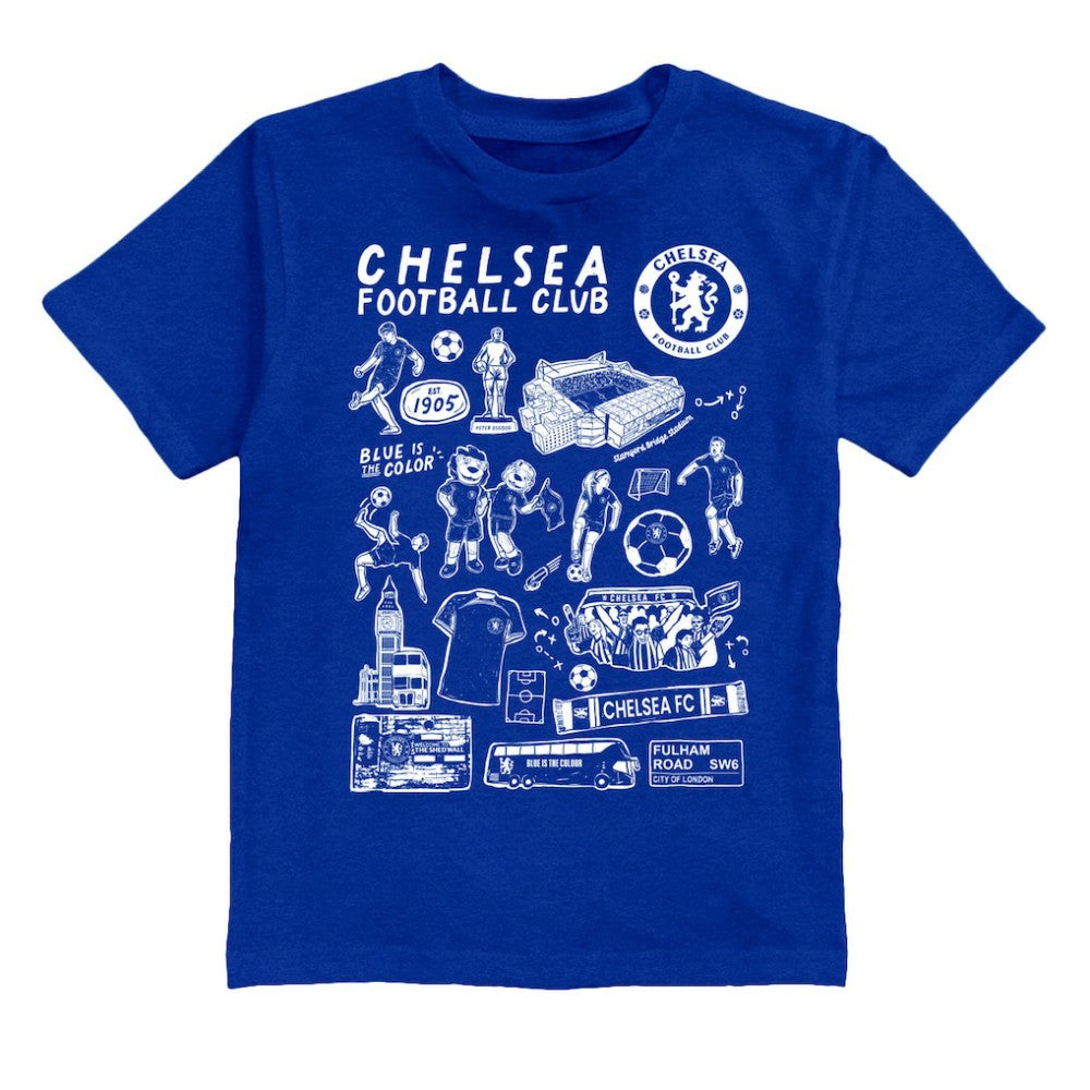 Chelsea Vive La Fete Youth Impressions Artwork T-Shirt