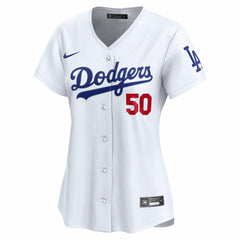 White Mookie Betts Los Angeles Dodgers Nike Women's Home Limited Player Jersey