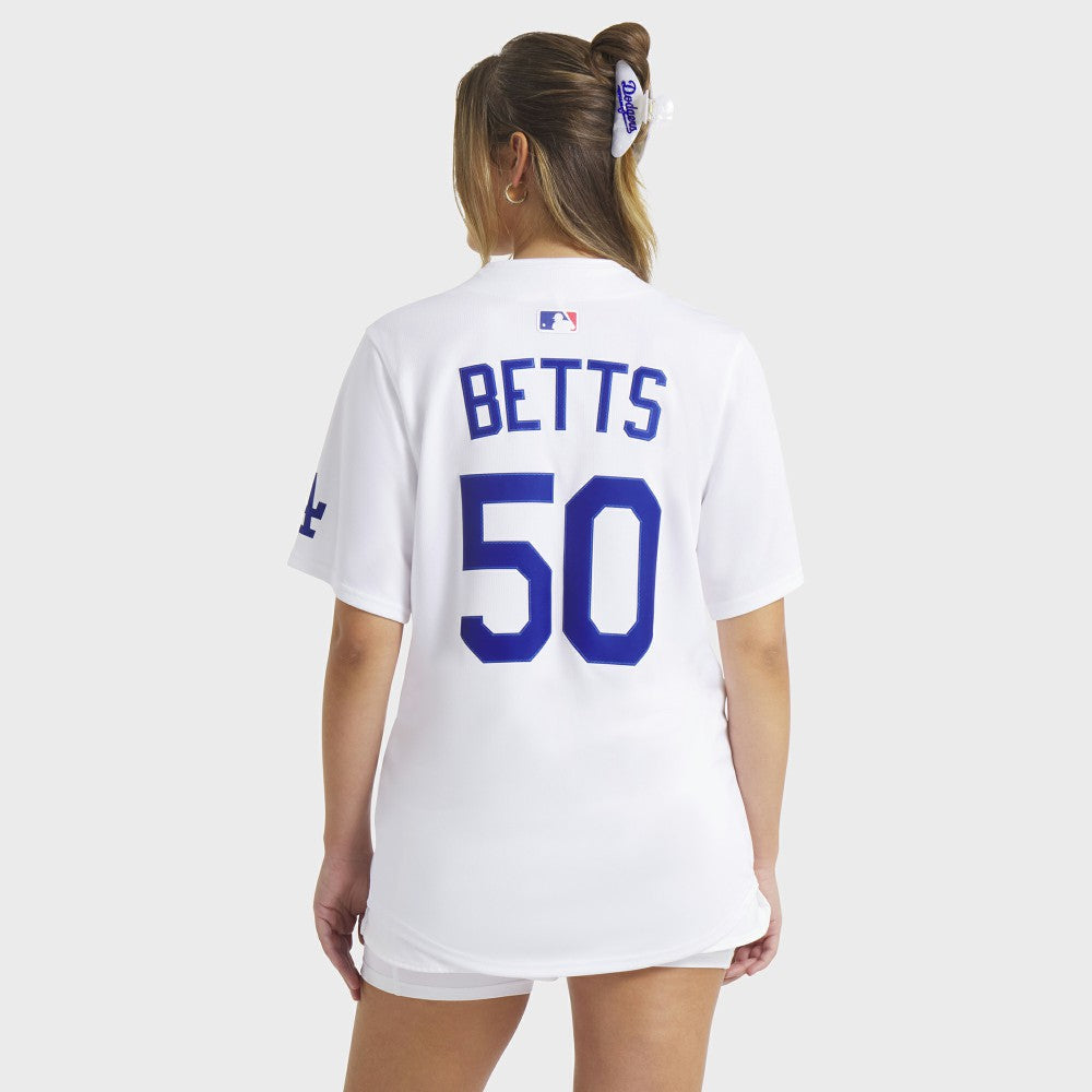 White Mookie Betts Los Angeles Dodgers Nike Women's Home Limited Player Jersey