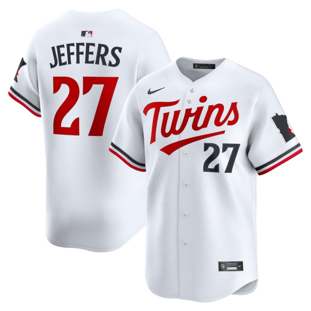 White Ryan Jeffers Minnesota Twins Nike Home Limited Player Jersey