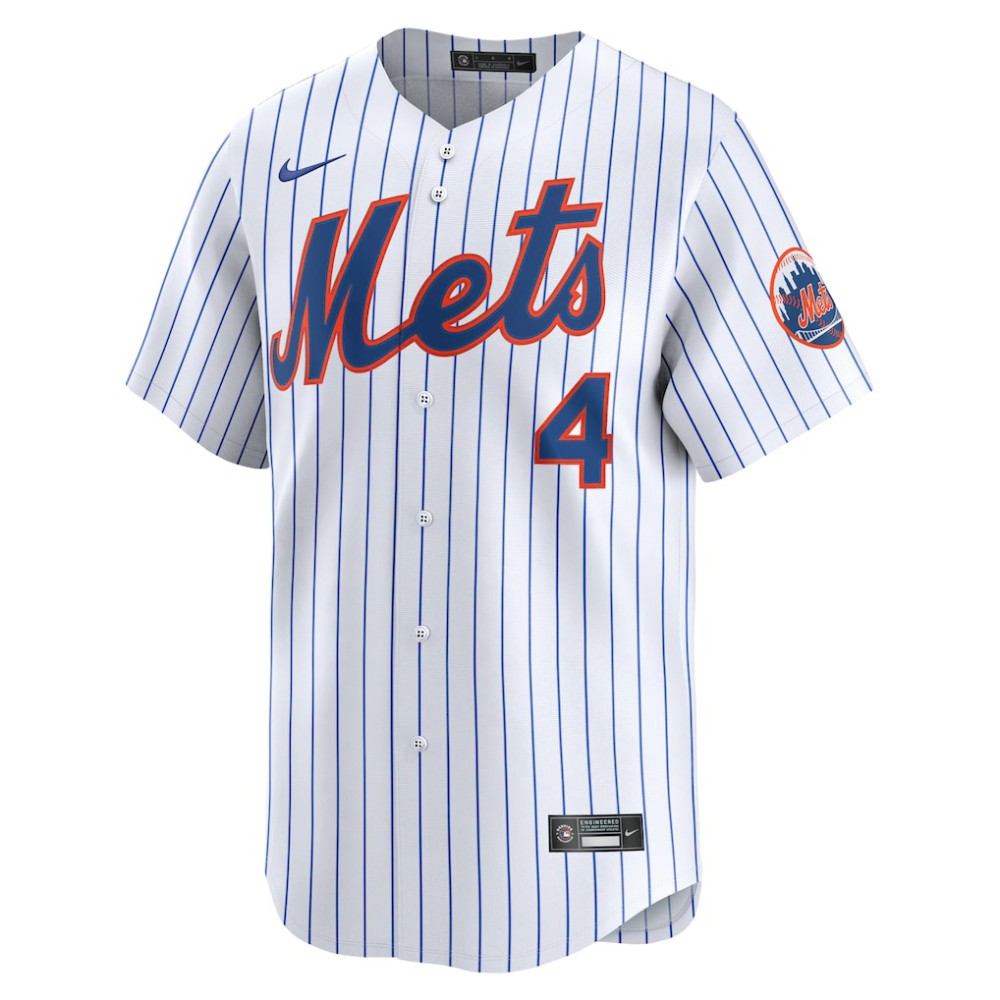 White Francisco Alvarez New York Mets Nike Home Limited Player Jersey