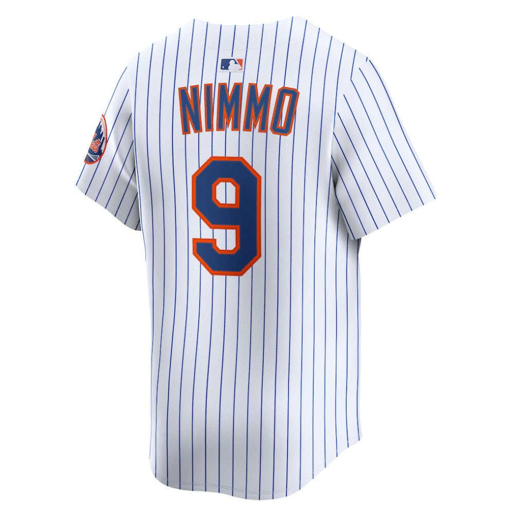 White Brandon Nimmo New York Mets Nike Home Limited Player Jersey