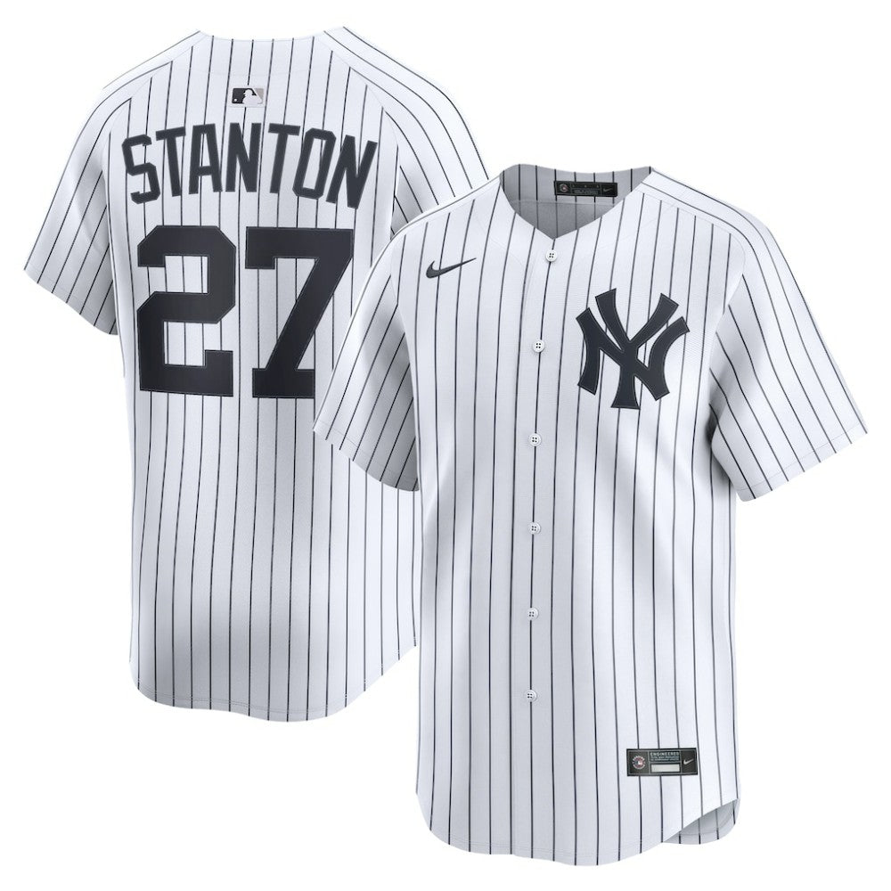 White Giancarlo Stanton New York Yankees Nike Home Limited Player Jersey