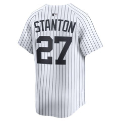 White Giancarlo Stanton New York Yankees Nike Home Limited Player Jersey