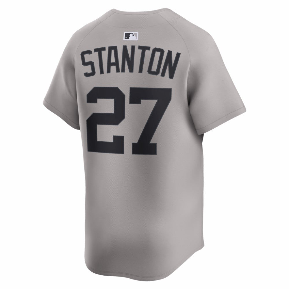 Gray Giancarlo Stanton New York Yankees Nike Road Limited Jersey