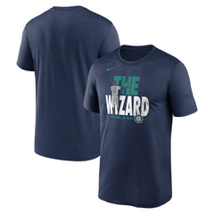 Navy Ichiro Suzuki Seattle Mariners Nike 2025 National Baseball Hall of Fame Legend T-Shirt
